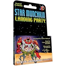 Star Munchkin Landing Party Card Game Mini-Expansion | 30-Cards | Adult, Kid & Family Card Game | Space Fantasy Roleplaying Game | Ages 10+ | 3-6 Players | Play Time 120 Min | Steve Jackson Games