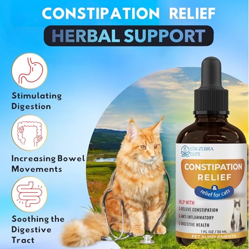 EDUZEBRA Cat Constipation Relief, Constipation Relief for Cat, Cat Laxative Constipation Relief, Cat Stool Softener, Cat Laxative, Promotes Digestive Health. - Image 3