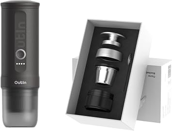 OutIn Nano Complete set Portable Espresso Machine with Double Shot Accessorries