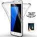 Produktbild Ptny Ultra dünn Case Geeignet für Samsung Galaxy J3 2017 (J330), [Touch 3.0 Verbesserte Version] [360 Grad Ganzkörper Schutz] [Vorne und Hinten Schutzhülle] Silikon Crystal TPU Full Body Cover