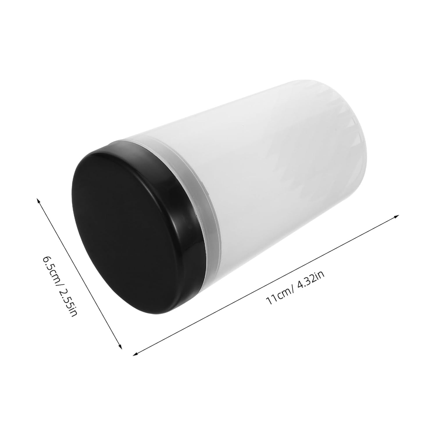 Nail Art Brush Cleaner Cup Plastic Compact Holder for UV Gel Pens