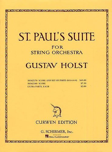Gustav Holst: St Paul’s Suite. Für Ensemble, Streichinstrumente