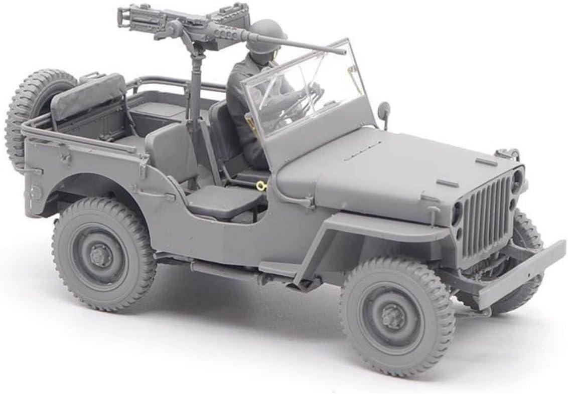 2207WGIFT 1/35 U.S. Army 1/4 TON Utility Truck&MP Figure Model Kit