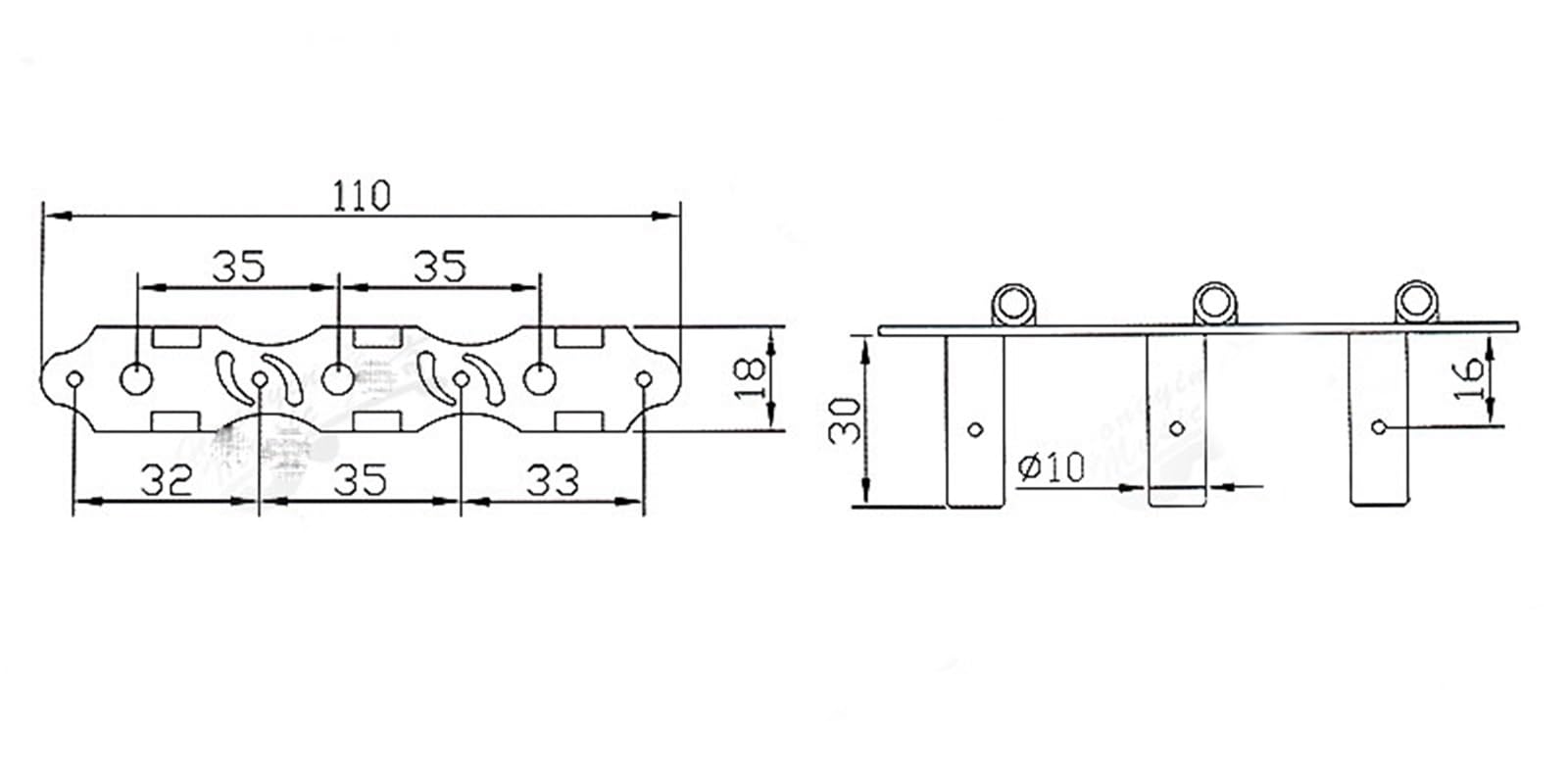 Clavijeros Bloqueo Afinadores De Guitarra Clásica Cobre Puro Ahuecado Ajuste Tipo Triple(With bearing)