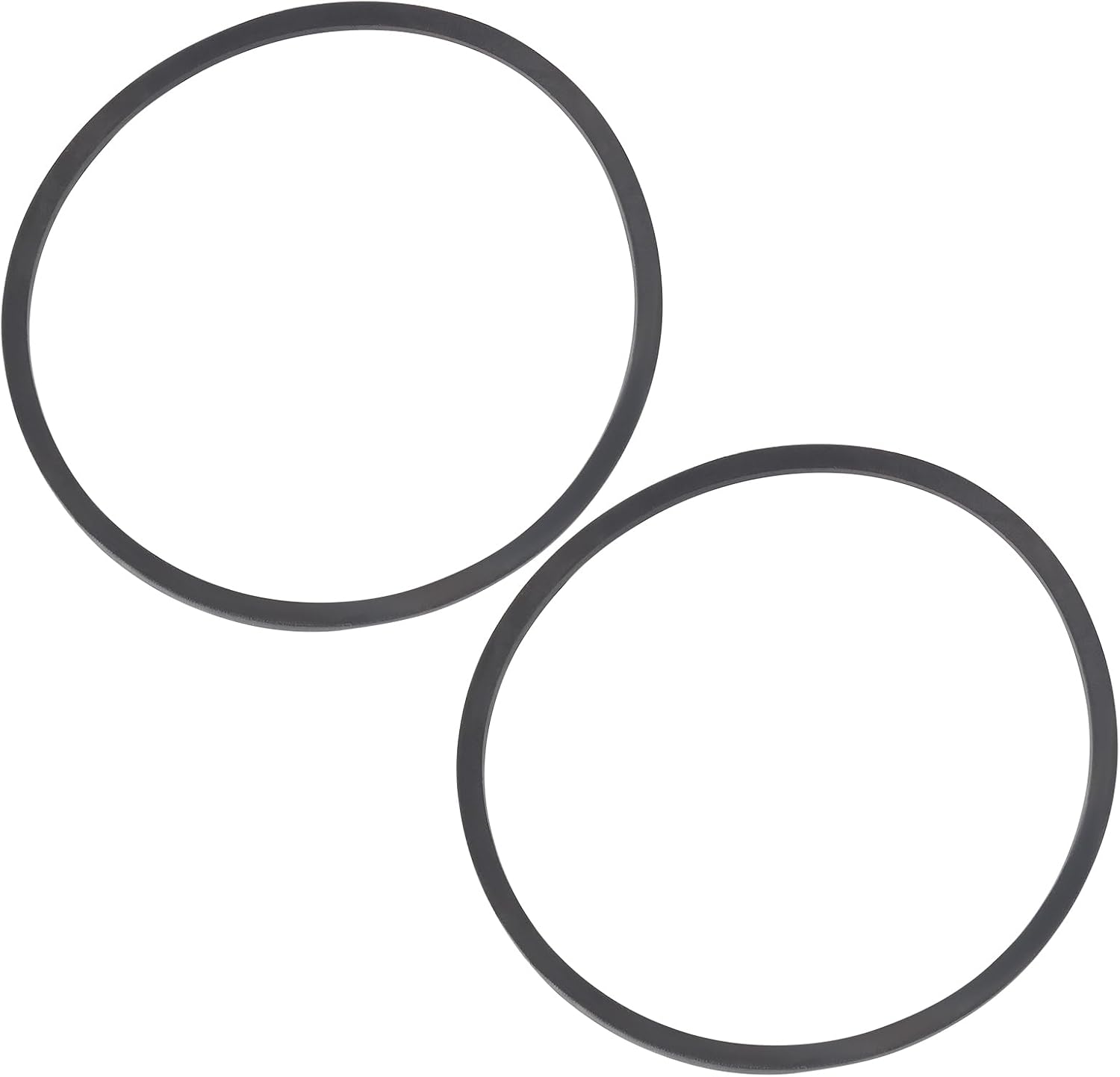 2 Pieces V-Shaped Drive Belt 3V270 Industrial Rubber Belt 750mm Width 10mm for Band Saw Sander Planer Black