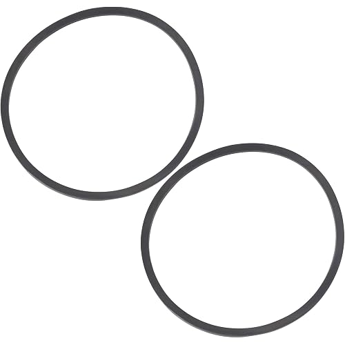 2 Pieces V-Shaped Drive Belt 3V270 Industrial Rubber Belt 750mm Width 10mm for Band Saw Sander Planer Black