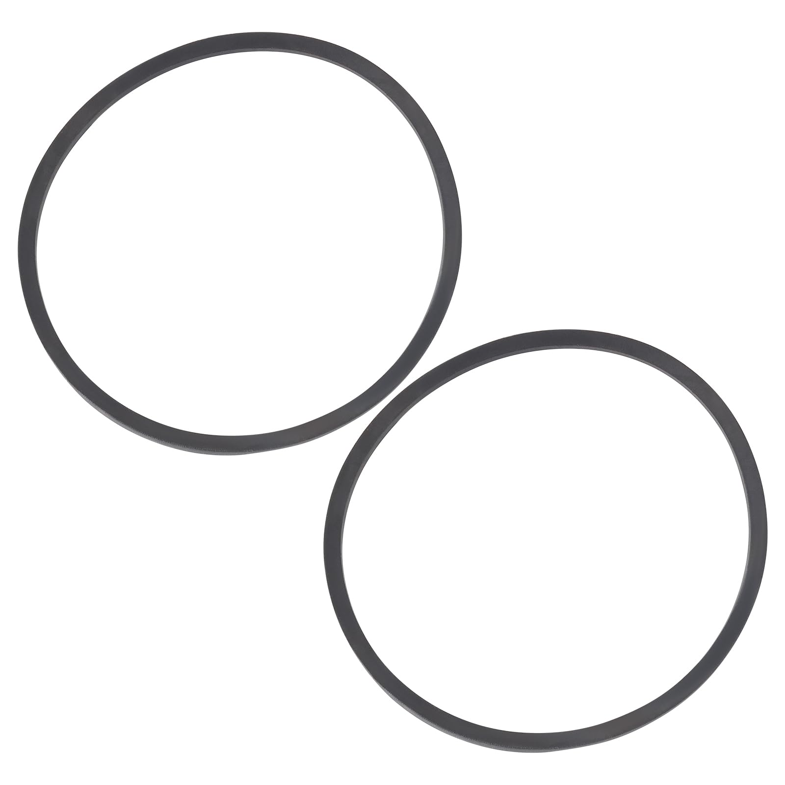 LT Easiyl 2 Pieces V-Shaped Drive Belt 3V270 Industrial Rubber Belt 750mm Width 10mm for Band Saw Sander Planer Black