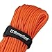 TITAN WarriorCord | SAFETY-ORANGE | 103 CONTINUOUS FEET | Exceeds Authentic MIL-C-5040, Type III 550 Paracord Standards. 7 Strand, 5/32" (4mm) Diameter, Military Parachute Cord.