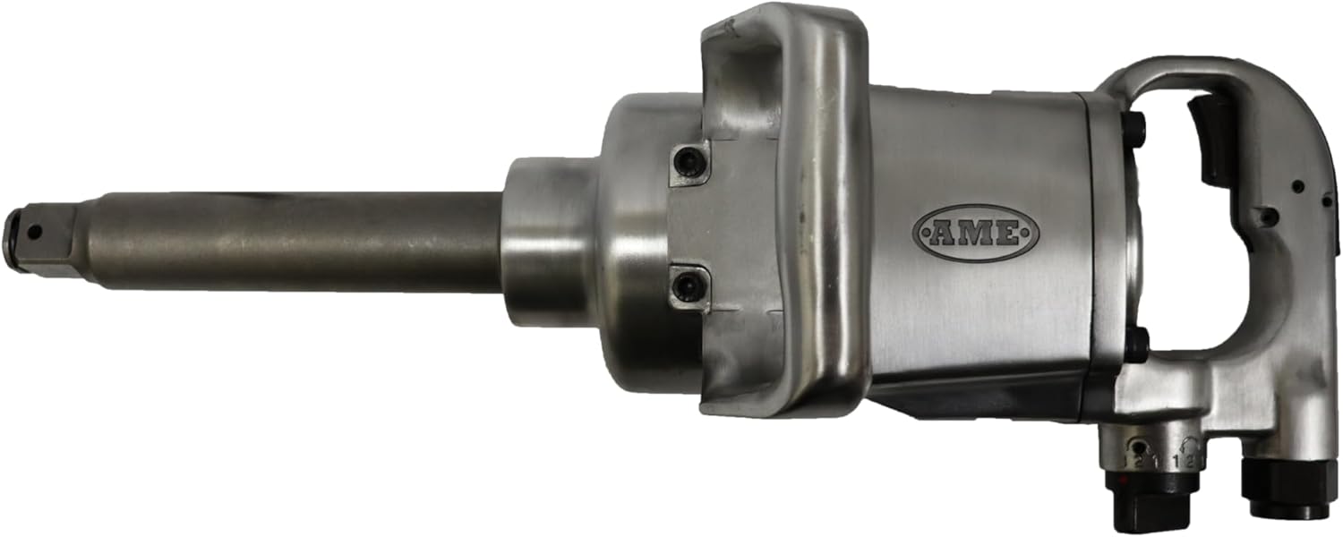 AME INTL Air Power Buddy 1 Inch Air Impact Wrench 550-2000 ft/lbs Models Lightweight and Ergonomic (79710 - Classic)