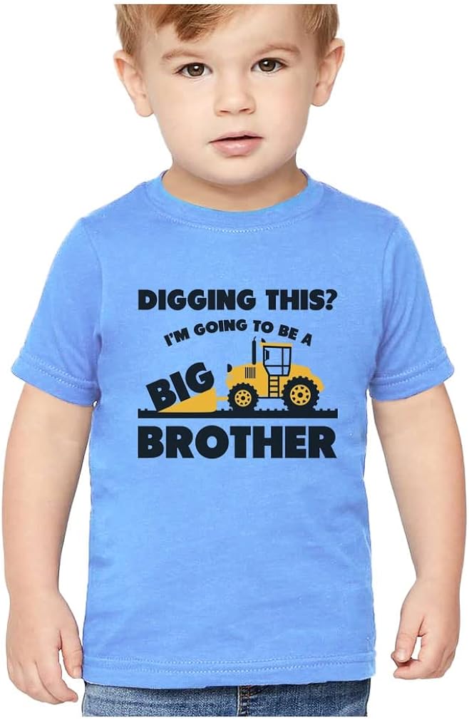 Big Brother Shirt for Toddler Pregnancy Announcements Tractor Shirts for Boys