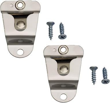 Microphone Holders Mic CB Mic Hanger Clip Microphone Clip Hook with Screws Compatible with Motorola Radio HLN9073B CDM1250 CDM750 GM300 M1225 GM3688 GTX800 Kenwood TK768G TK868G TM471A 2 Pack