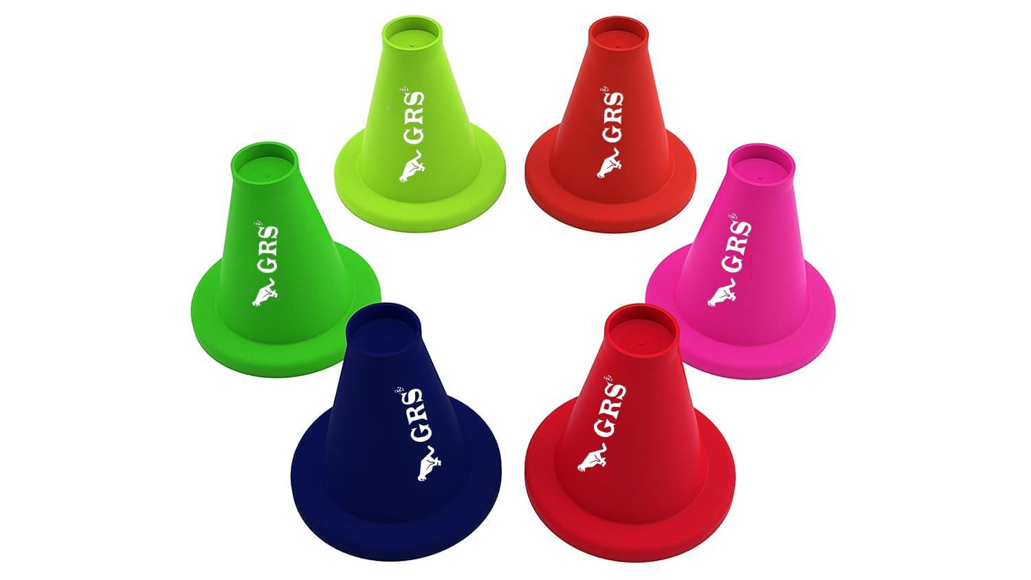 GRS Sports Cricket Batting Tee - Durable TPR Material | Cones for Exercise | Cricket Equipment Tee for Batting, Cricket Practice | (Multicolor, Pack of 2)-image-6