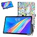 Produktbild Bige Schutzhülle für Teclast M16 Tablet, PU-Leder, 2-fach klappbarer Ständer, Schutzhülle für Teclast M16 29,6 cm (11,6 Zoll) 4G Tablet-PC, Love Tree