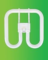 Vista 1 de Bombilla de repuesto F552D/830 para bombilla G E General Electric 40184, bombilla fluorescente 2D de 55 vatios, base GRY10Q-3 de 4 pines, 3000 K