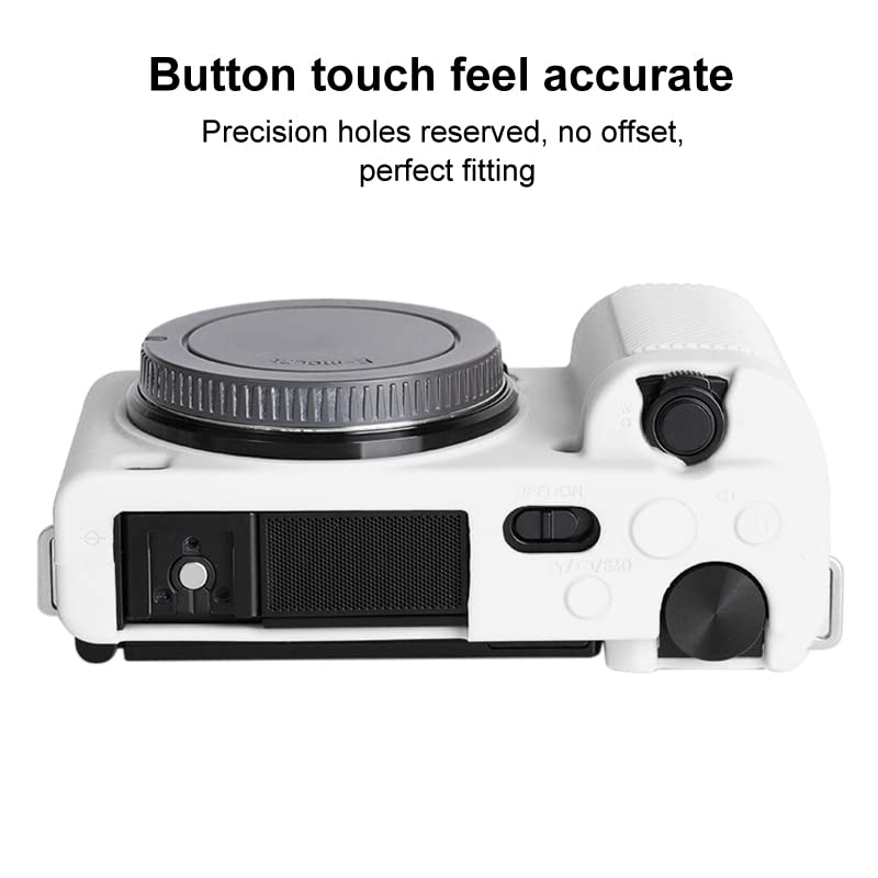 Image of Havilah for Sony ZV-E10 Soft Silicone Protective Camera Case (White)