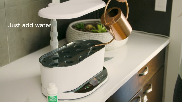 AeroGarden Bounty - Indoor Garden with LED Grow Light, WiFi and Alexa Compatible, Black