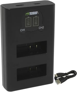 Wasabi Power HERO13 Dual USB Charger Replacement for GoPro Hero 13 Black