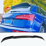 NEESPOC Rear Roof Spoiler Visor Wing Compatible with Audi SQ5/ Q5 S Line 2018-2024, Gloss Black Sport RS-Style Top Wing Lip Exterior Accessories