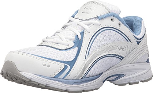Ryka Women's Sky Walk Sneaker White/Blue 10 M