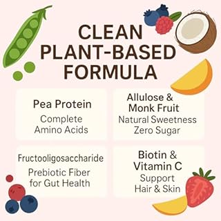 ipxkwll OAKA Protein Gummies, 20g Protein per Serving, Support Hair, Skin, Nails Health, Boost Energy, Protein Supplement for Women Men, Zero Sugar, Vegan, Mixed Berries Flavor, 60 Gummies