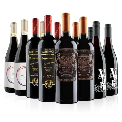 Virgin Wines - Italian Customer Favourites Red Wine Case - 12 Bottles (75cl) - Barbera, Appassimento, Sangiovese & More