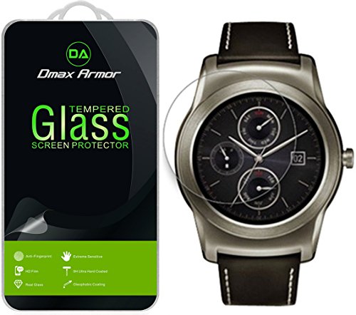 Dmax Armor for LG Urbane Glass Screen Protector, [Tempered Glass] 0.3mm 9H Hardness, Anti-Scratch, Anti-Fingerprint, Bubble Free, Ultra-Clear
