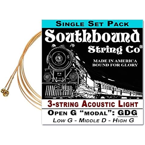 3-String Open G "GDG" Modal/Blues String Sets - Choose from 4 Set Varieties! (LMH) Cover