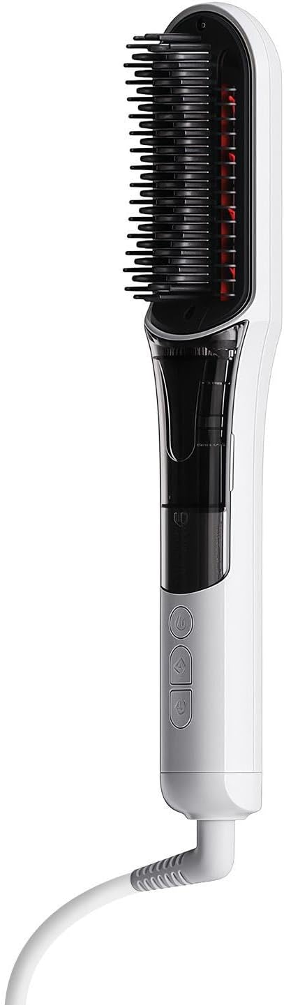 Steam Hair Straightener Brush - Portable Fast Heating Comb Hair Straighten | Steam Hair Straightener Brush designed as a portable fast-heating comb, this steam-powered straightener delivers smooth, shin