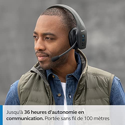 BlueParrott S650 XT Micro casque sur oreille Bluetooth sans fil NFC* Suppresseur de bruit actif - vue 10