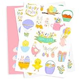 Temporary Tattoo,AOBKIAT 36 Glitter Styles Temporary Waterproof Sticker,Spring Summer Flower for Bir