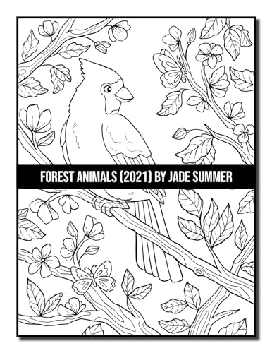 Forest Animals: An Adult Coloring Book with 50 Adorable Images of Woodland Creatures, Beautiful Flowers, Nature Scenes, and More! - Image 11