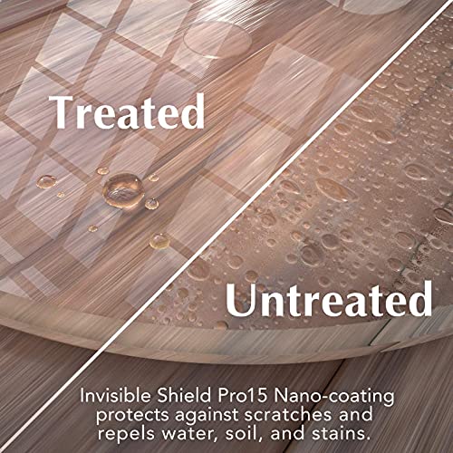 Vitrazza Glass Office Chair Mat Rectangle - Made in USA, Coated to Resist Fine Scratches, Stabil-a-Dot Bumper System Included, Designed to Protect Carpet or Wood Floor