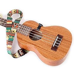 Ukulélé Sangle de style ethnique durable réglable avec ruban à clipser pour ukulélé Hawaï - Les Beatles, Paul McCartney, John Lennon, RIngo Starr, George Harrison Ukulélé Sangle de style ethnique durable réglable avec ruban à clipser pour ukulélé Hawaï – Image 5