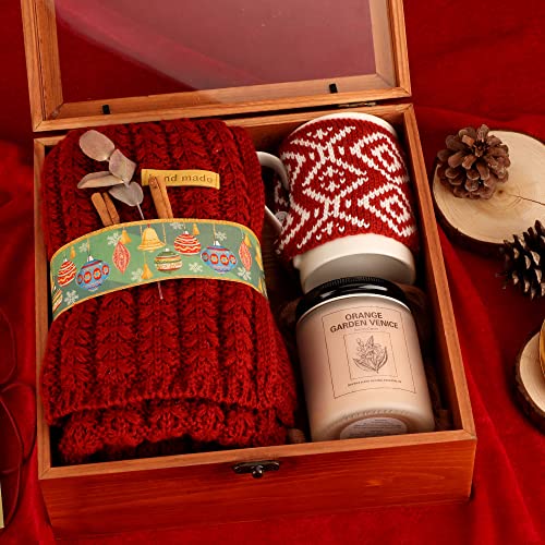 Lavender And Orange Blossom Candles Gifts For Women 7 Oz Natural Soy Candle Set, Highly Scented Aromatherapy Candles For Home Use And Women Gifts, 2 Pcs #TOP6