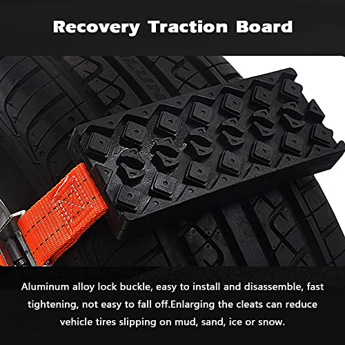 Moniss Placas De Tração Para Recuperação De Carros Lama Areia Neve Pneu Escada Veículo Off-Road Este