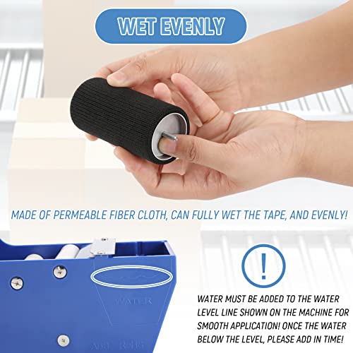 Frifreego Water-Activated Tape Dispenser, Manual Kraft Gum Tape Dispenser, Width Adjustable 1.18-3.15", Light Weight & Portable Packing Tape Dispenser Set #TOP5