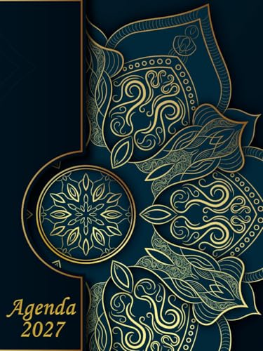 Agenda Semanal 2027 A4: Planificador Profesional en Vista Vertical, 12 Meses, 1 Semana en 2 Páginas, horario de 06:00 a 22:00, Español