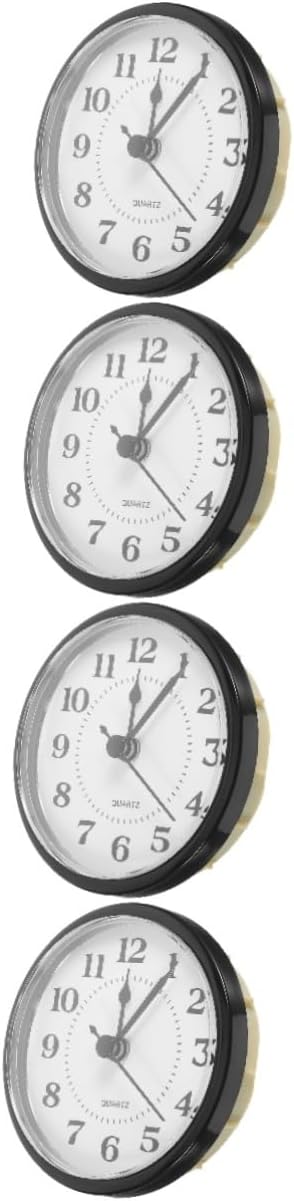 POPETPOP 4pcs Numerical Kit Clock Numerals DIY Wall Decor Clock Making Kit for Adults 90mm