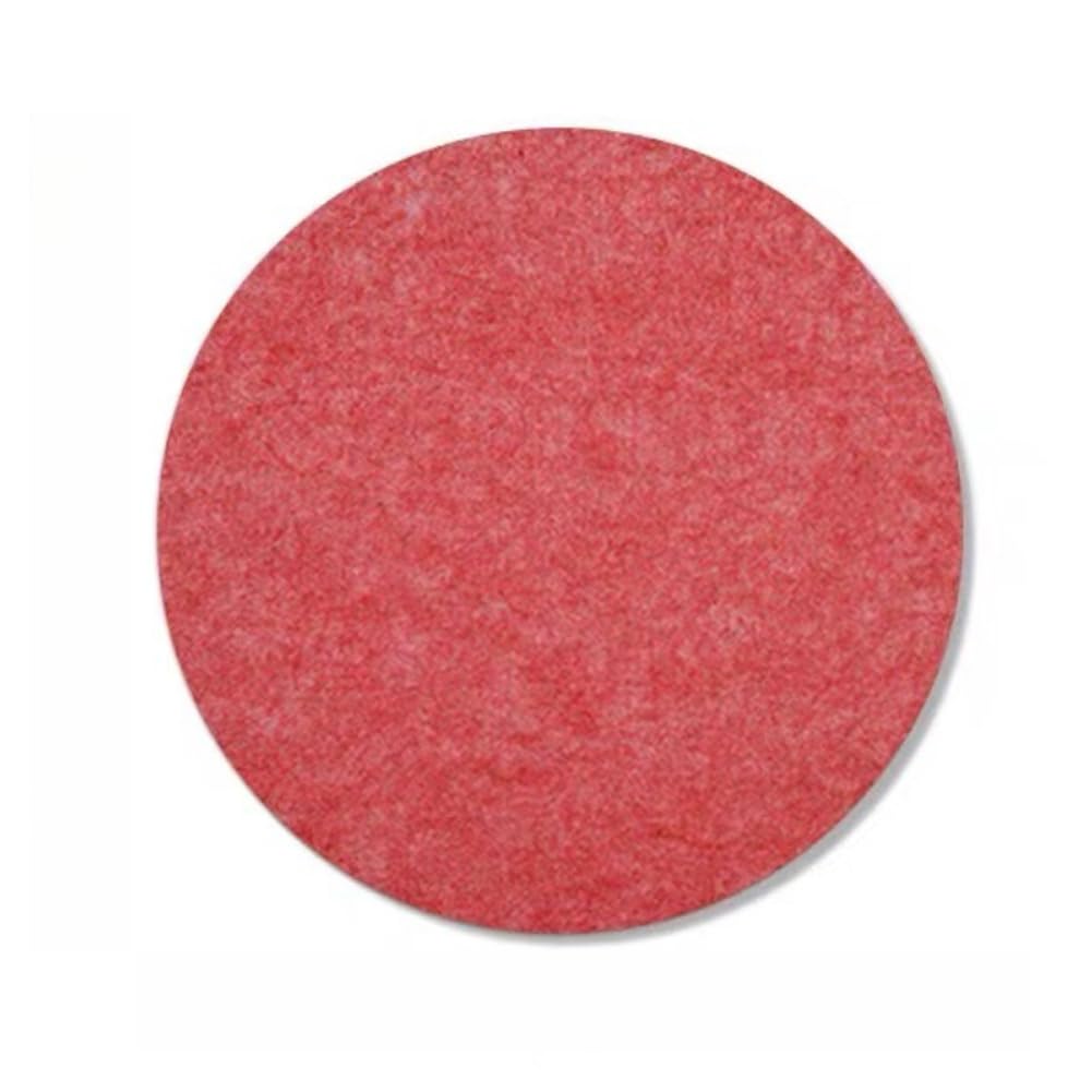 Runde Pinnwand aus Kork und Filz, 30 cm Durchmesser, selbstklebend, auch als Wandschutz für Dartscheiben geeignet.