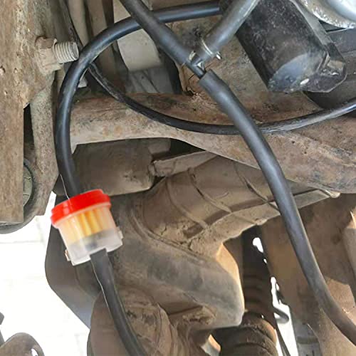 TIANLIN Filtre à Huile D'essence de Carburant, 1 Tuyau de Carburant Filtre à Huile 6 Clips de Tuyau de Carburant et 1 Interrupteur de Carburant, 3 Tuyau de Carburant, pour Moto, Voiture, Scooter - Image 7