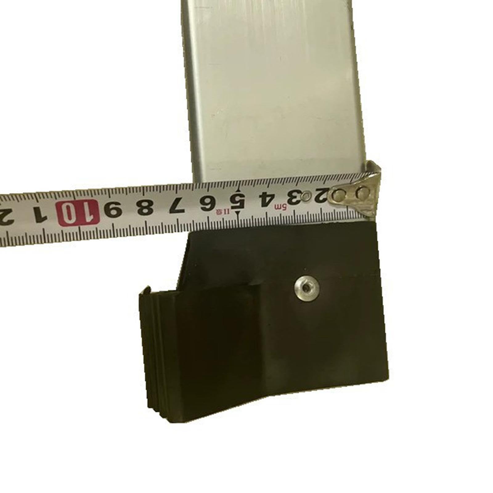 F Fityle Escalera telescópica de aleación de aluminio con barra de equilibrio, universal, con estabilidad mejorada, para techo, interior y hogar, 100cm