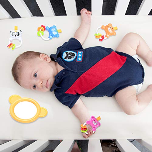 Baby Gym Baby Play Mat, Kick and Play Piano Gym with 5 Infant Learning Sensory Baby Toys, Musical Toys As Boy & Girl Gifts for Newborn Baby 0 to 3 6 9 12 Months, Intended for Baby Shower, Christmas - Thumbnail 6
