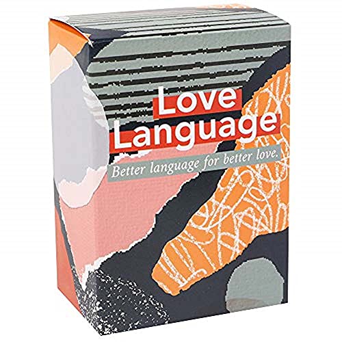 Preisvergleich Produktbild Love Language Kartenspiel mit 150 Gesprächsstarterfragen zum Erkunden der Beziehung und Vertiefung der Verbindungen zwischen Paaren, Partnern, Geliebten