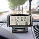 Auto Thermometer Digital Wecker Ruspela Auto Fahrzeuge Temperatur Gauge mit Hintergrundbeleuchtung Auto Thermometer Uhr Digital Alarm Clock
