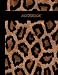 Notebook: leopard print composition notebook College Ruled (8.5 x 11 inches - 120 pages)