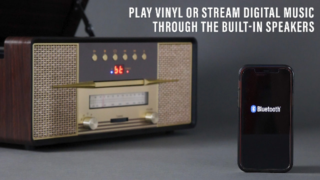 AUDIO CURRENT プリアンプ Rhapsody C Amazon.com: Crosley CR7016A-MA Rhapsody 7-in-1 Bluetooth 3-Speed