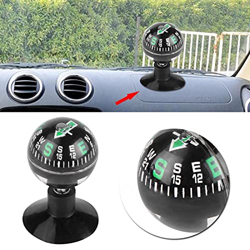 Acouto Portable Suction Mount Navigation Guide Ball #TOP25