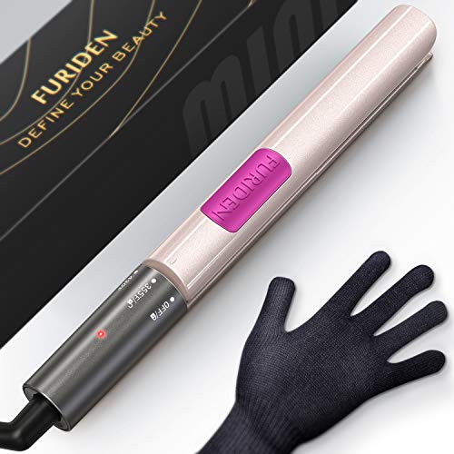 FURIDEN Hair Straightener Curling Iron 2 in 1, 2 in 1 Ceramic Hair