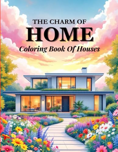 The Charm of Home: A Coloring Book of Houses: Relax, Unwind, and Discover the Beauty of 50 Classic & Modern Home Illustrations!