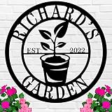 Personalized Garden Signs, Vegetable Garden Sign, Garden Decor for Outside, Garden Signs Decorative